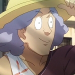 액시즈 교의 아줌마